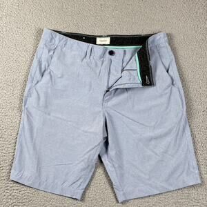 7 Diamonds Performance Golf Chino Shorts Men's 34 Blue Causal Athletic